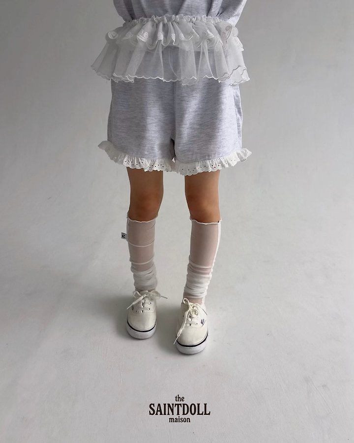 Saint Doll - Korean Children Fashion - #childofig - Lace Two-Piece Set - 7