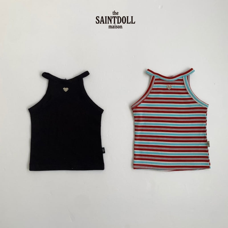 Saint Doll - Korean Children Fashion - #childrensboutique - Heart Halter Sleeveless