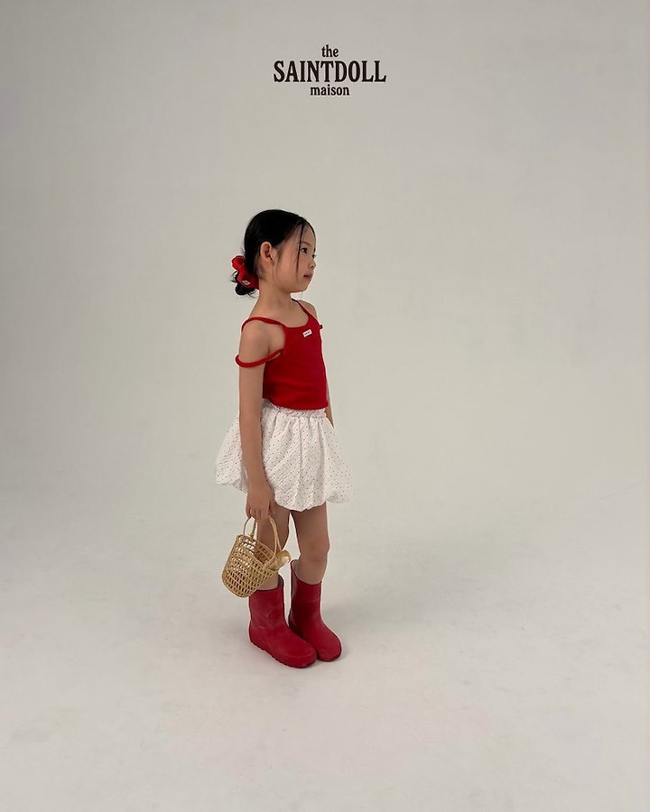 Saint Doll - Korean Children Fashion - #childrensboutique - Dot Balloon Skirt - 7