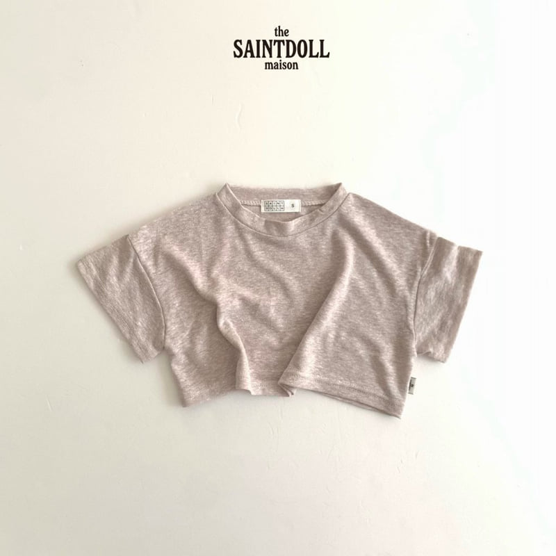 Saint Doll - Korean Children Fashion - #childofig - Linen Crop Tee - 4