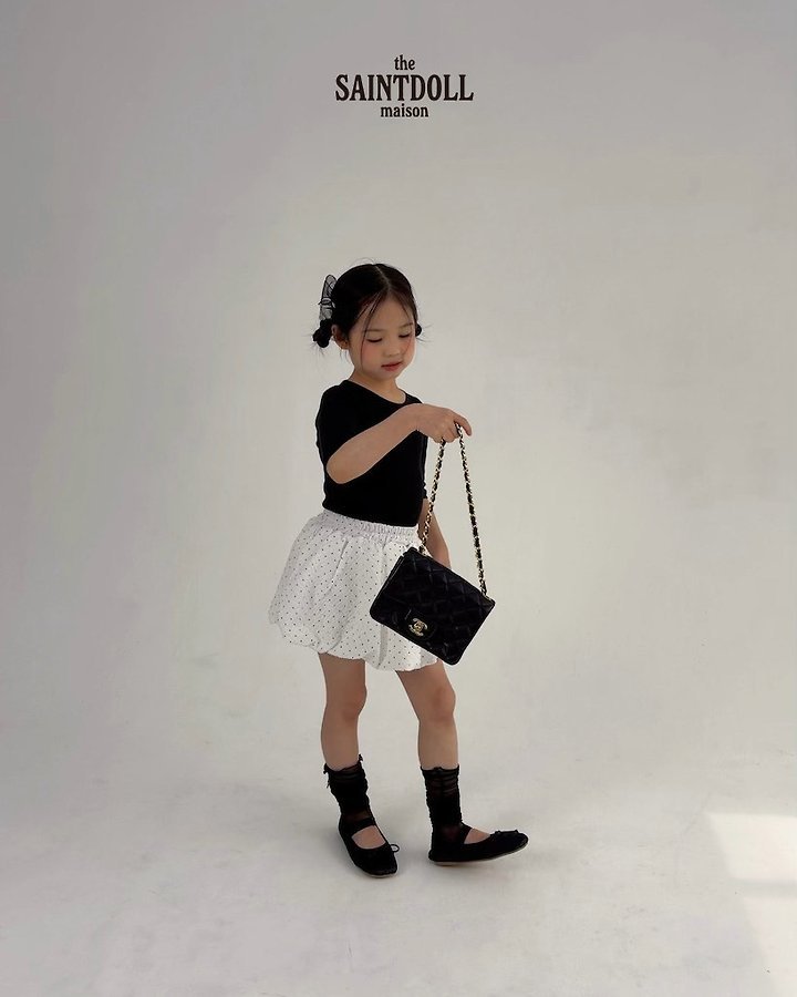 Saint Doll - Korean Children Fashion - #childrensboutique - Ribbon 5-Sleeve Tee - 8