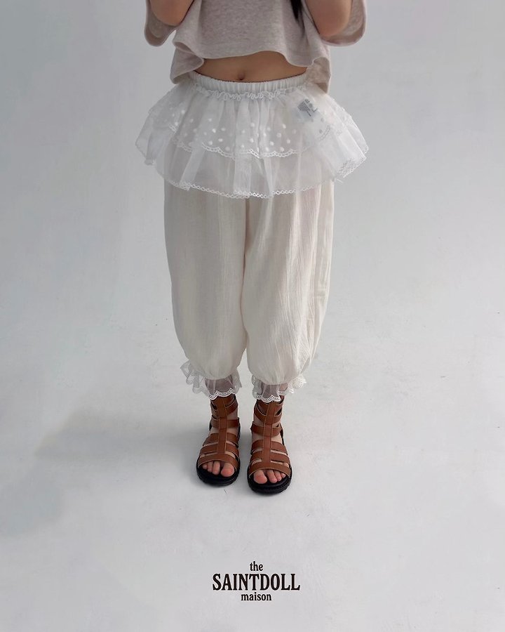 Saint Doll - Korean Children Fashion - #childrensboutique - Laura Frill Pants - 10