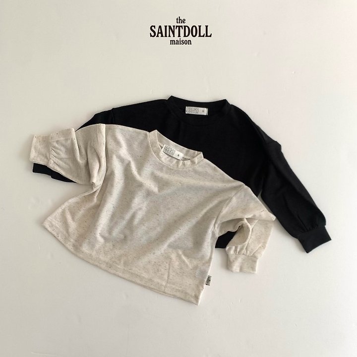 Saint Doll - Korean Children Fashion - #designkidswear - Linen Sweatshirt