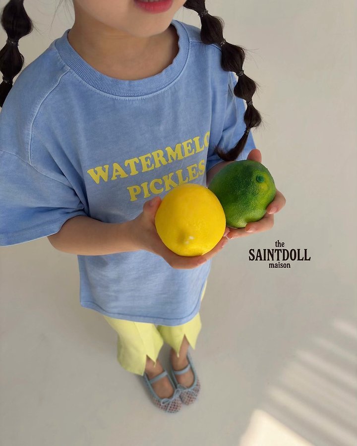 Saint Doll - Korean Children Fashion - #designkidswear - Pig Watermelon Tee - 11