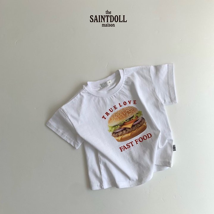 Saint Doll - Korean Children Fashion - #childrensboutique - Hamburger Tee - 4
