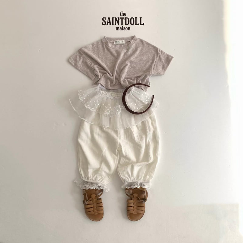 Saint Doll - Korean Children Fashion - #designkidswear - Linen Crop Tee - 5