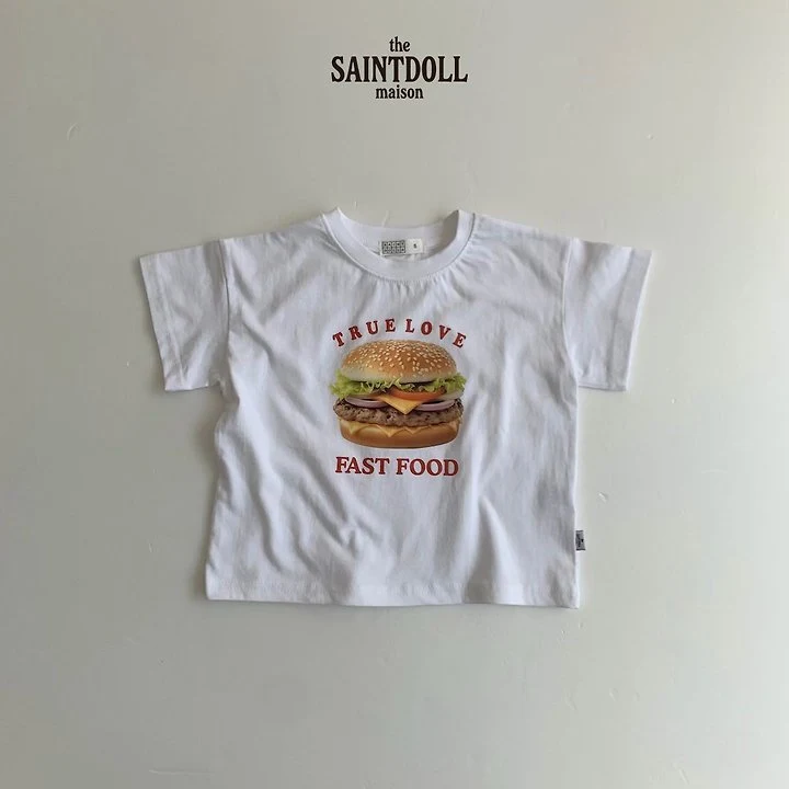 Saint Doll - Korean Children Fashion - #discoveringself - Hamburger Tee - 5