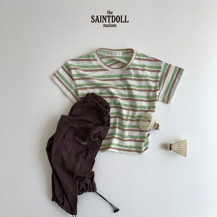 Saint Doll - Korean Children Fashion - #discoveringself - Cool Striped Tee - 5