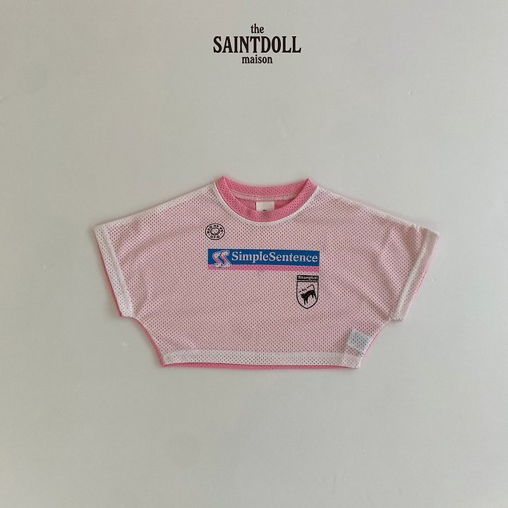 Saint Doll - Korean Children Fashion - #designkidswear - Mesh Crop Tee - 4
