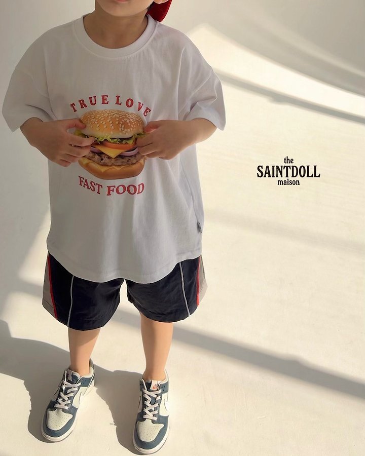 Saint Doll - Korean Children Fashion - #fashionkids - Hamburger Tee - 6