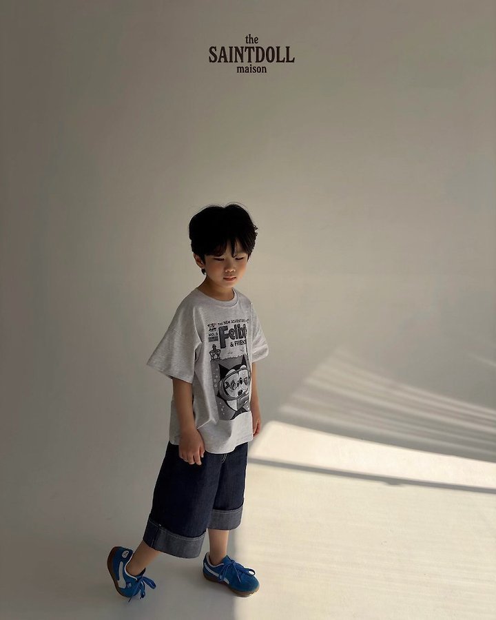 Saint Doll - Korean Children Fashion - #kidsshorts - Non-Fade Roll-Up Pants - 8
