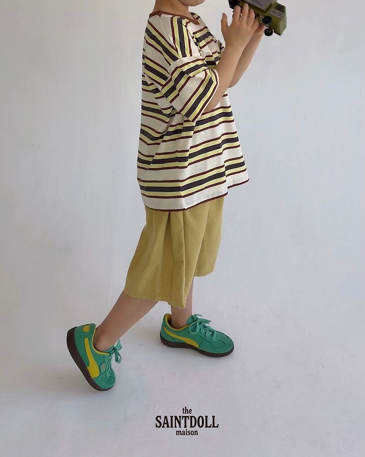 Saint Doll - Korean Children Fashion - #kidsshorts - Churros Tee - 9