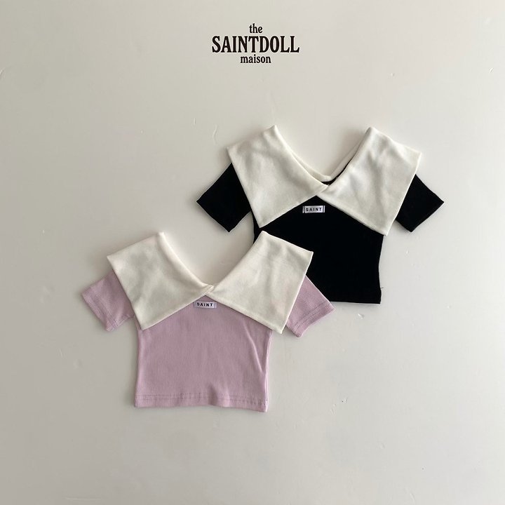 Saint Doll - Korean Children Fashion - #kidsshorts - Hepburn Tee