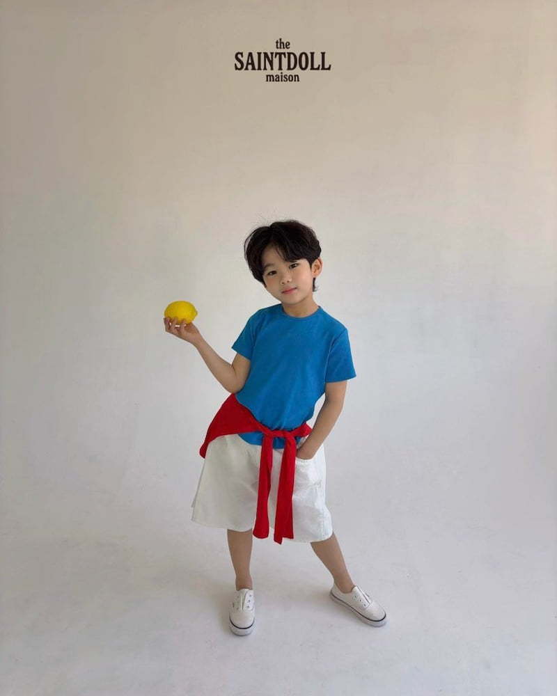 Saint Doll - Korean Children Fashion - #kidsshorts - Color Paper Tee - 9