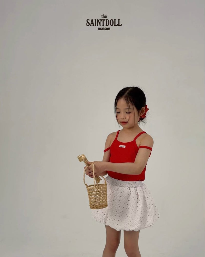 Saint Doll - Korean Children Fashion - #kidsshorts - Maison Double Strap Sleeveless - 8