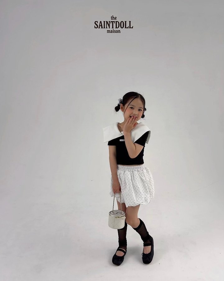 Saint Doll - Korean Children Fashion - #kidsshorts - Dot Balloon Skirt - 12