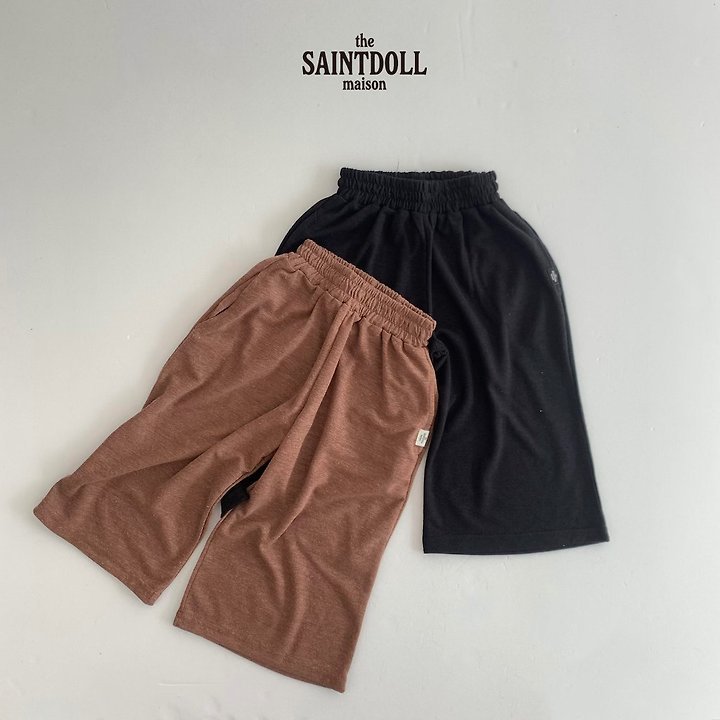 Saint Doll - Korean Children Fashion - #kidsshorts - Linen Wide Pants