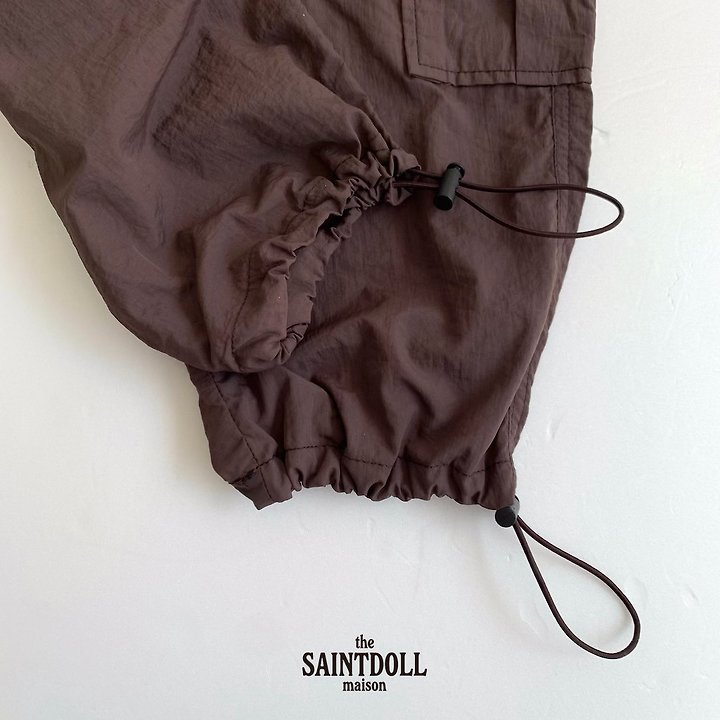 Saint Doll - Korean Children Fashion - #kidsshorts - Cargo Anorak Pants - 5