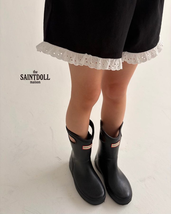 Saint Doll - Korean Children Fashion - #kidsshorts - Lace Two-Piece Set - 12