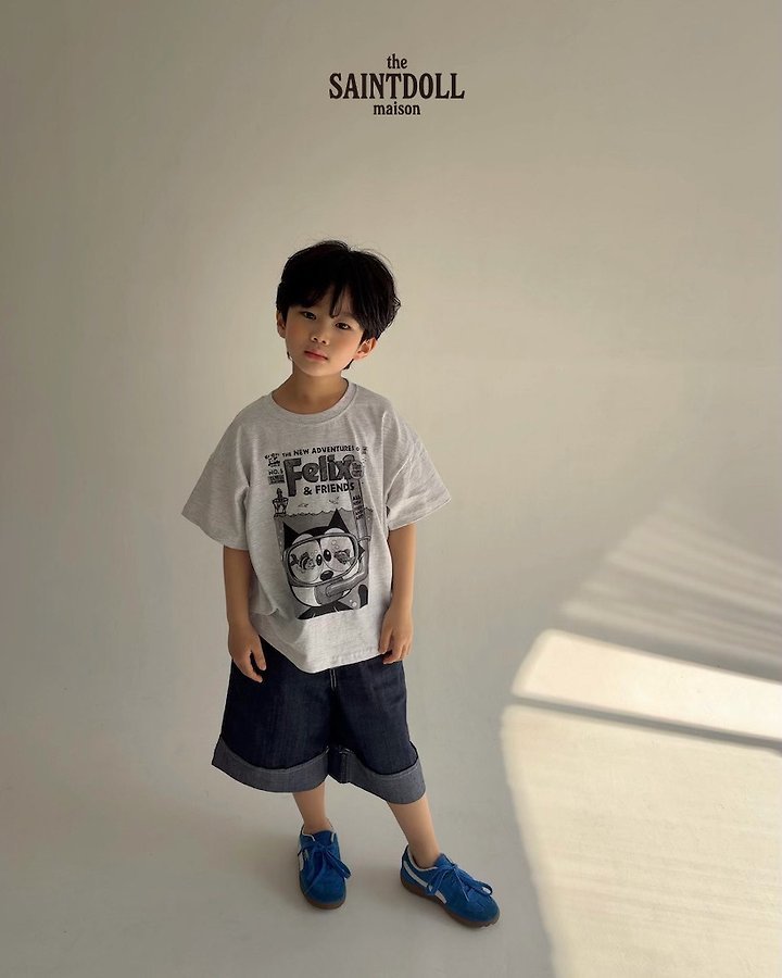 Saint Doll - Korean Children Fashion - #kidsstore - Non-Fade Roll-Up Pants - 9