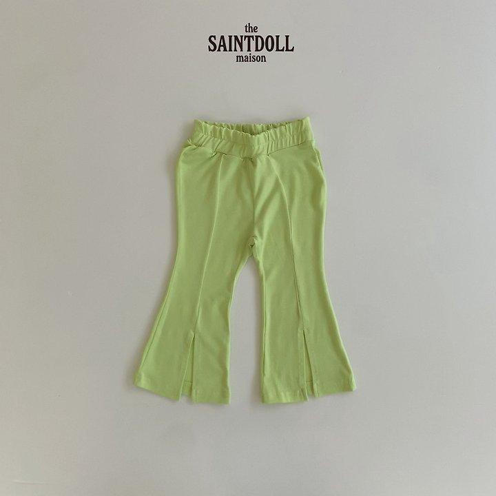 Saint Doll - Korean Children Fashion - #kidsshorts - Summer Slit Bootcut Pants - 4