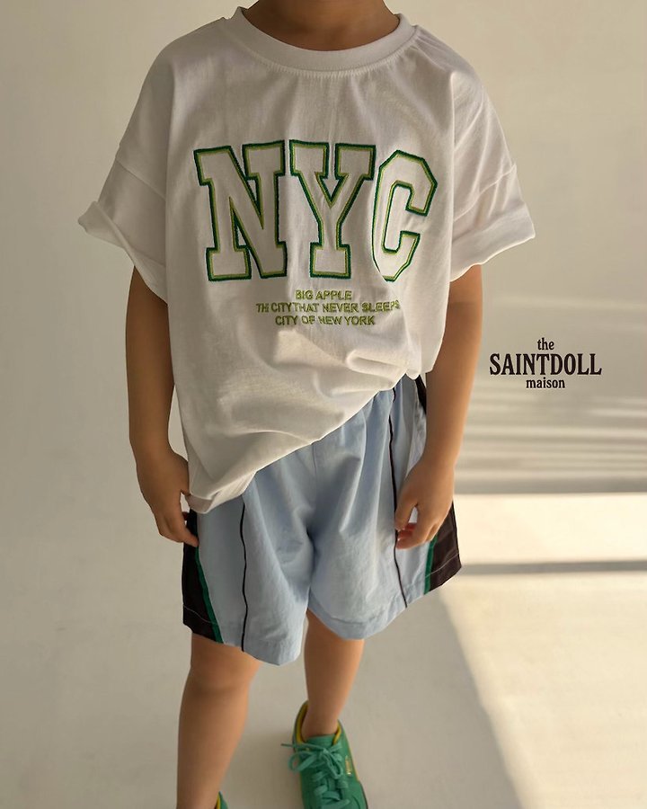 Saint Doll - Korean Children Fashion - #kidsstore - NYC Embroidered Tee - 7