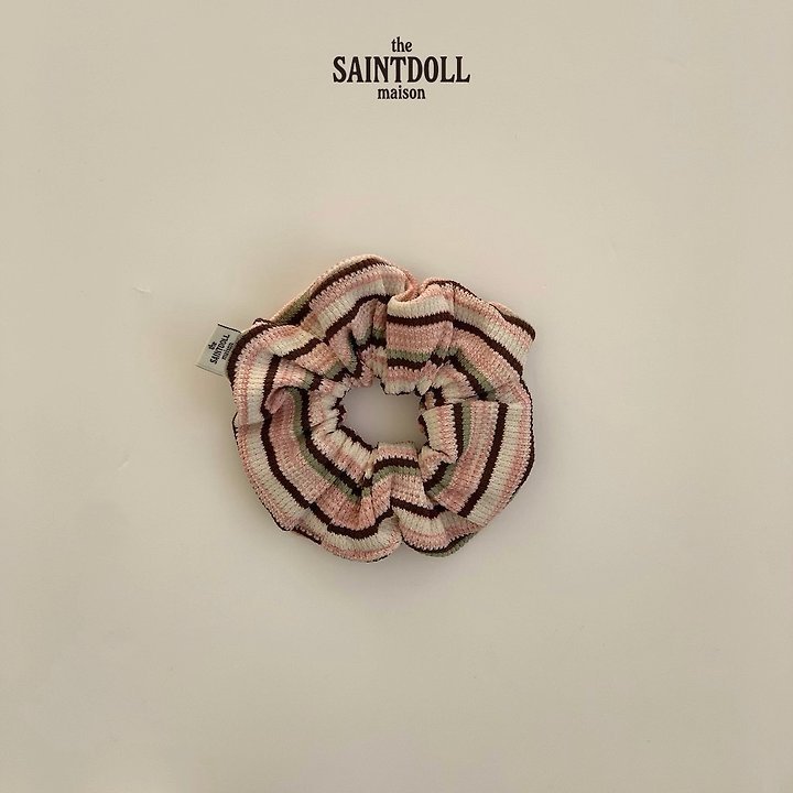 Saint Doll - Korean Children Fashion - #kidsstore - Stripe Scrunchie - 3