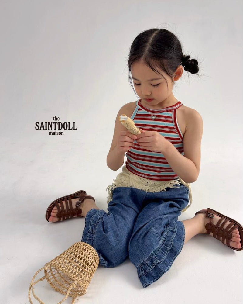 Saint Doll - Korean Children Fashion - #kidzfashiontrend - Heart Halter Sleeveless - 7