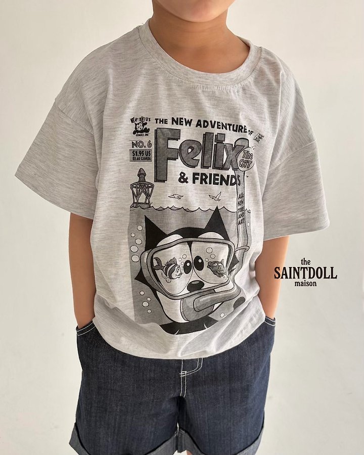 Saint Doll - Korean Children Fashion - #kidzfashiontrend - Felix Tee - 12