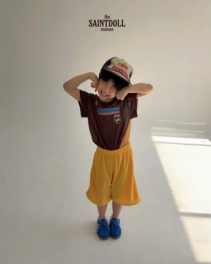 Saint Doll - Korean Children Fashion - #kidzfashiontrend - Mesh Simple Loose Tee - 7