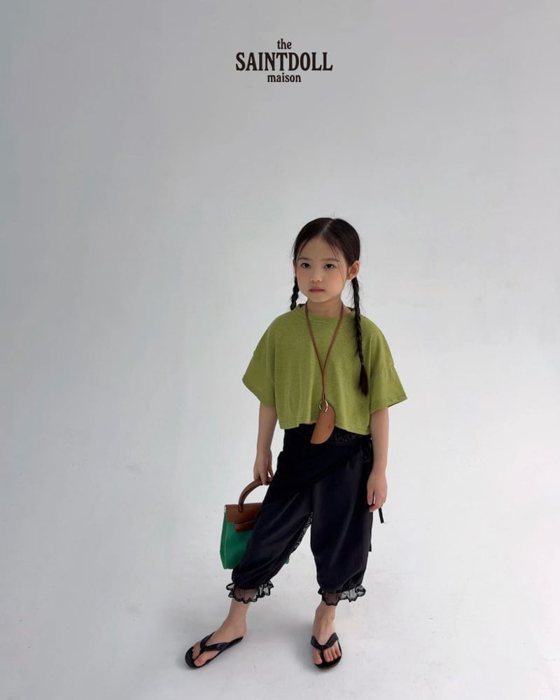 Saint Doll - Korean Children Fashion - #kidzfashiontrend - Linen Crop Tee - 10
