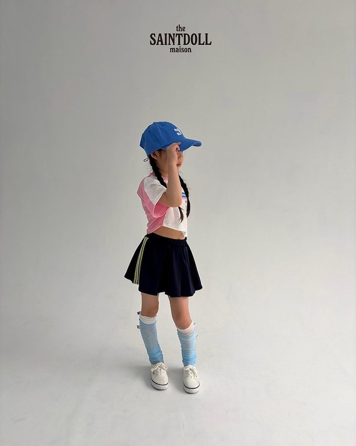 Saint Doll - Korean Children Fashion - #kidzfashiontrend - Mesh Crop Tee - 8