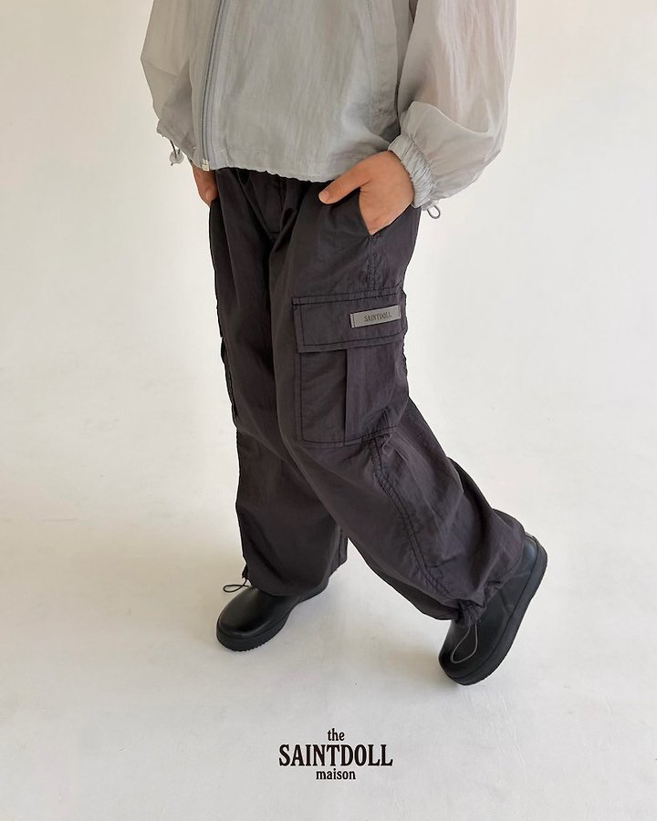 Saint Doll - Korean Children Fashion - #kidzfashiontrend - Cargo Anorak Pants - 7