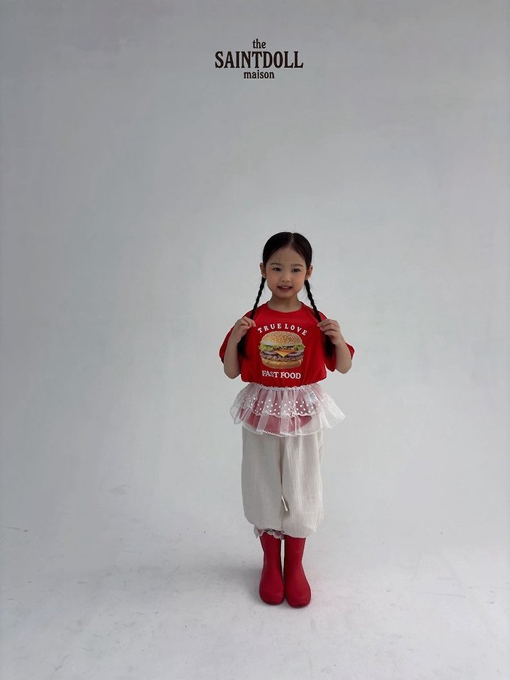 Saint Doll - Korean Children Fashion - #littlefashionista - Hamburger Tee - 11
