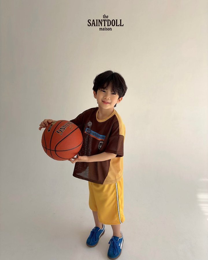 Saint Doll - Korean Children Fashion - #littlefashionista - Mesh Simple Loose Tee - 9
