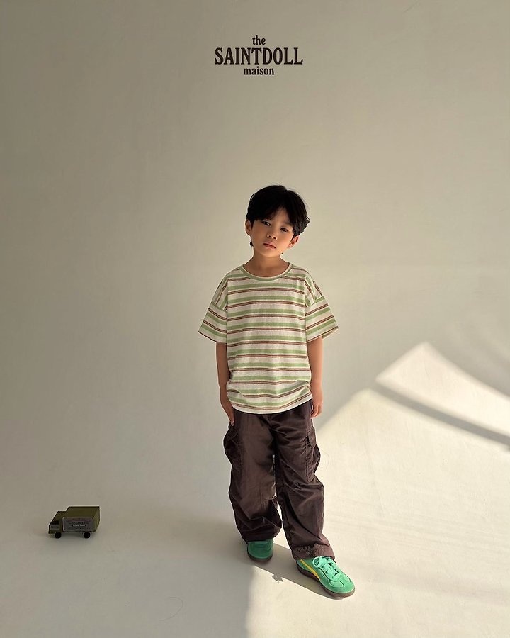 Saint Doll - Korean Children Fashion - #littlefashionista - Cool Striped Tee - 11