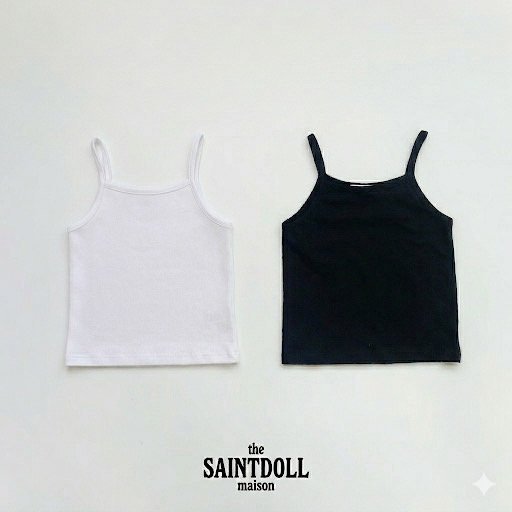 Saint Doll - Korean Children Fashion - #littlefashionista - Inner Strap Sleeveless