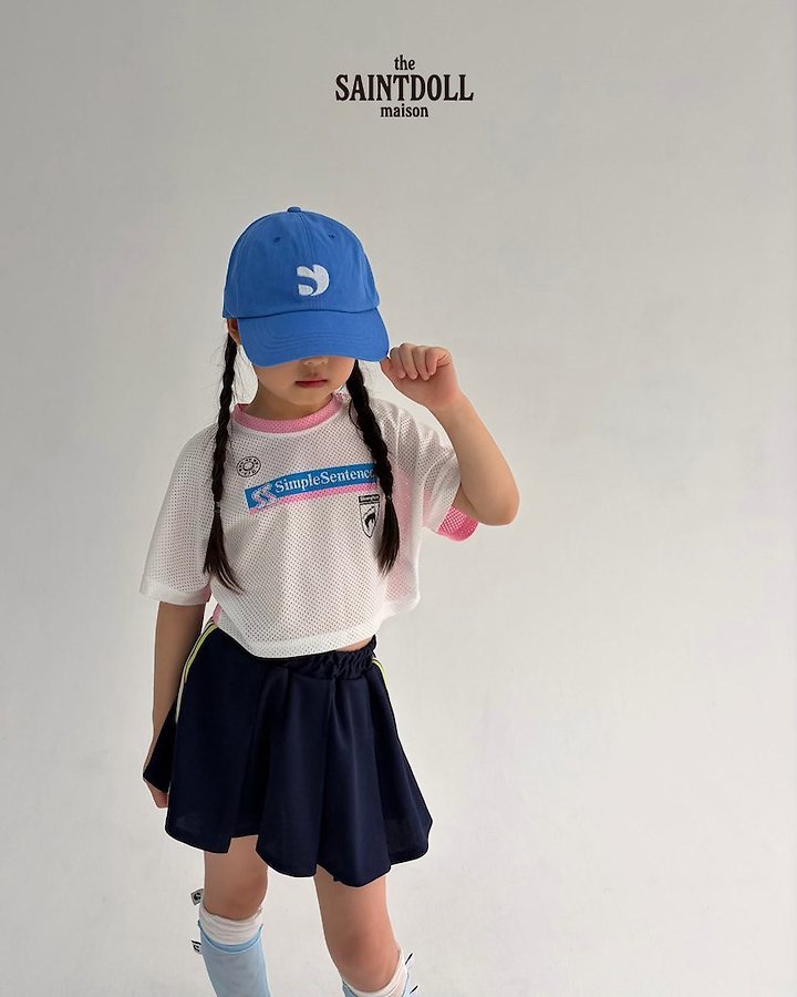 Saint Doll - Korean Children Fashion - #littlefashionista - Mesh Crop Tee - 10