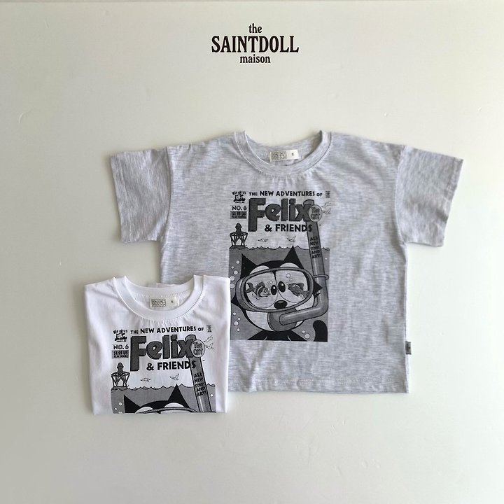 Saint Doll - Korean Children Fashion - #magicofchildhood - Felix Tee