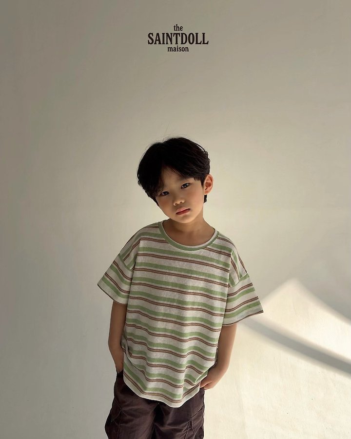 Saint Doll - Korean Children Fashion - #magicofchildhood - Cool Striped Tee - 12