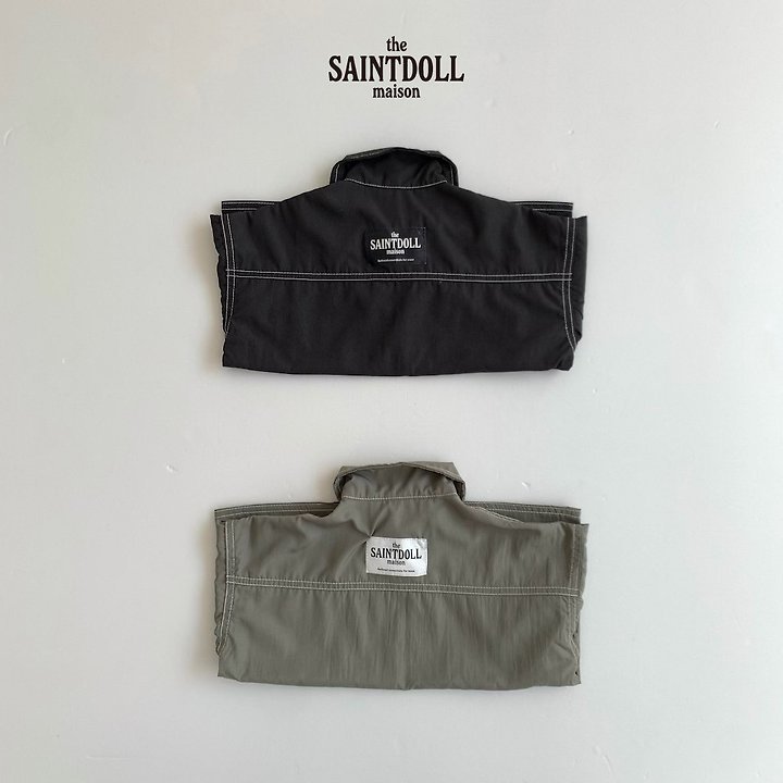 Saint Doll - Korean Children Fashion - #littlefashionista - Stitch Half-Zip Shirt - 4