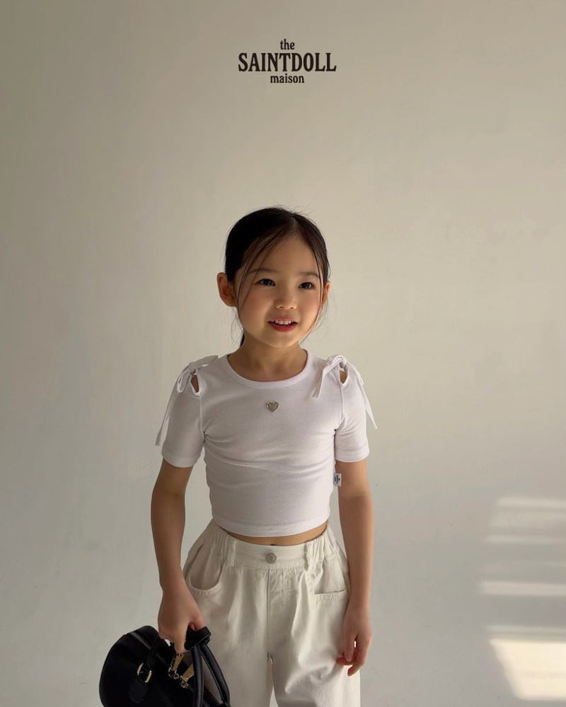 Saint Doll - Korean Children Fashion - #magicofchildhood - Shoulder Cut Tee - 5