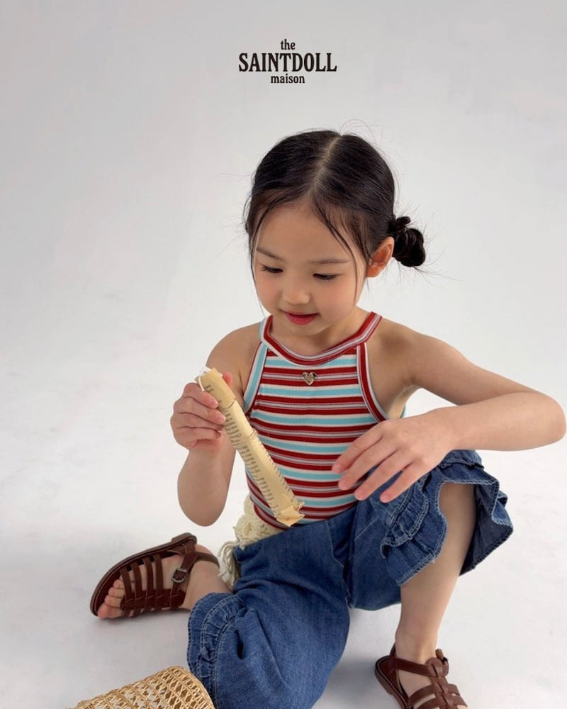 Saint Doll - Korean Children Fashion - #minifashionista - Heart Halter Sleeveless - 11