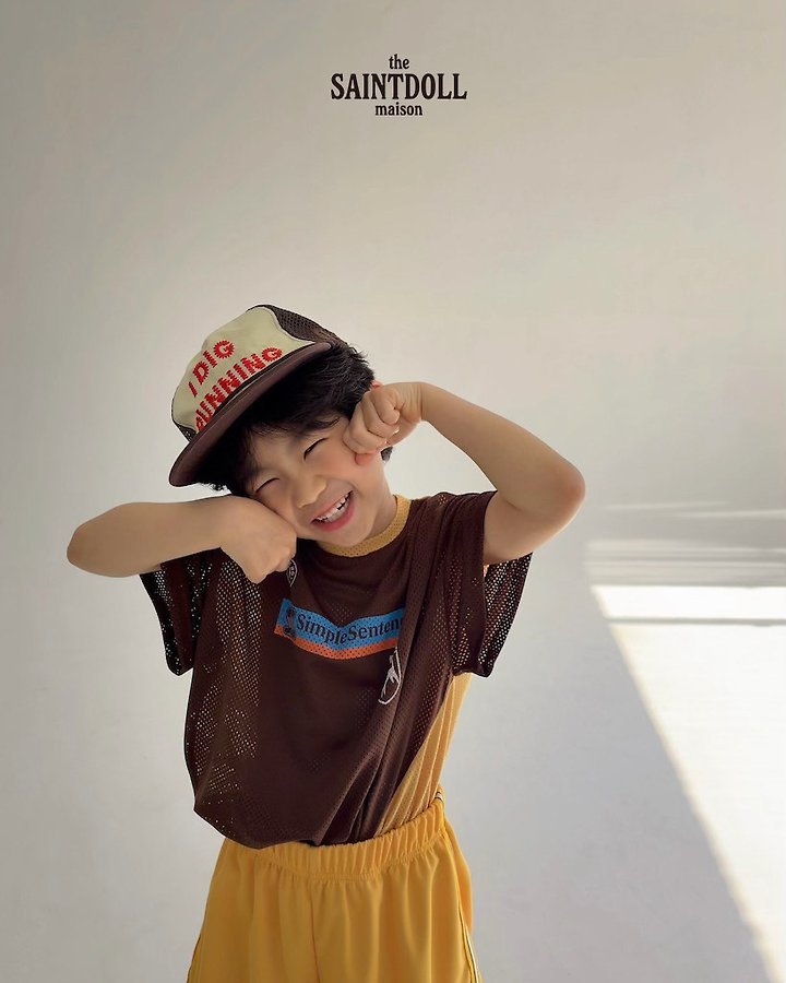 Saint Doll - Korean Children Fashion - #minifashionista - Mesh Simple Loose Tee - 11