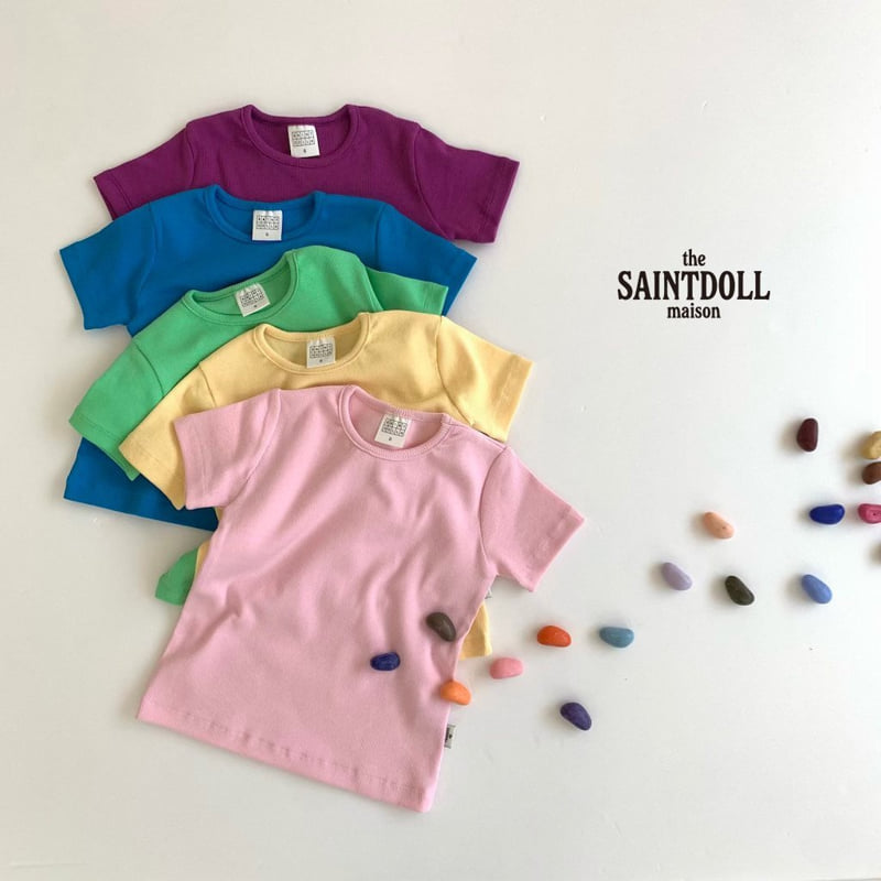 Saint Doll - Korean Children Fashion - #minifashionista - Color Paper Tee