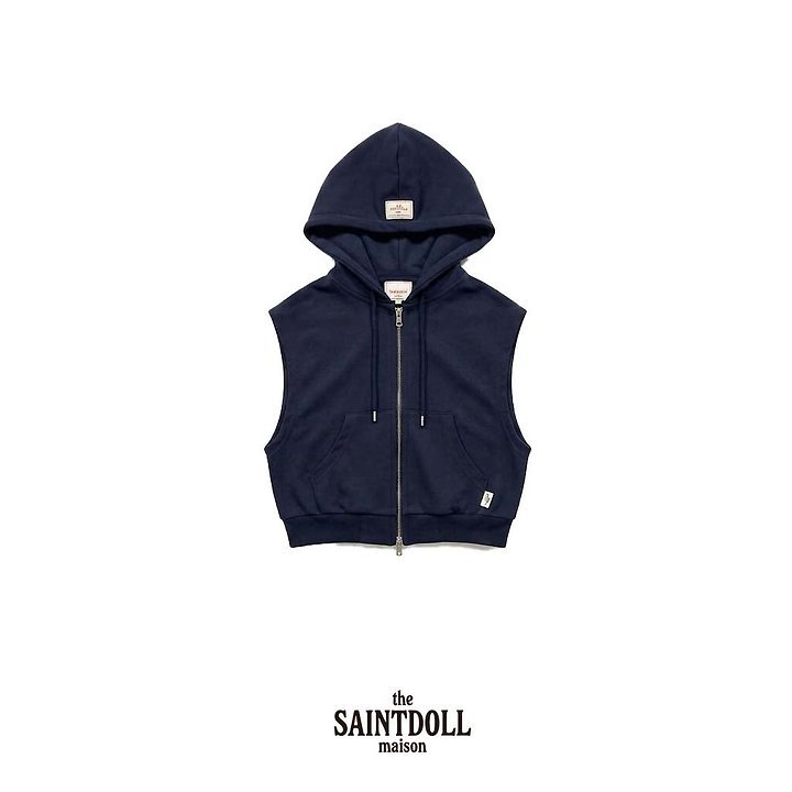 Saint Doll - Korean Children Fashion - #minifashionista - Patch Hoodie Zip-Up - 5