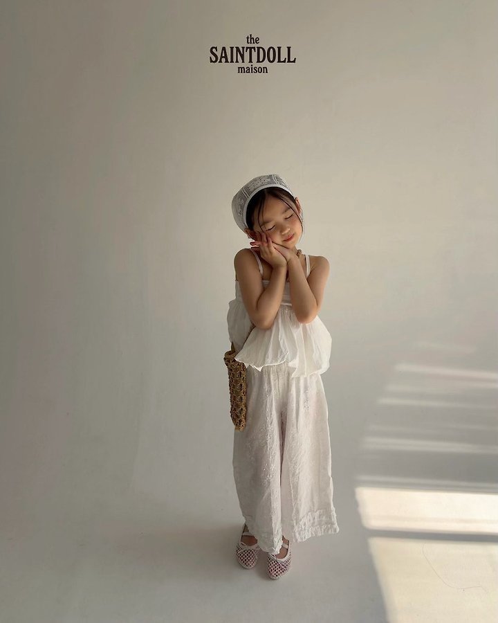 Saint Doll - Korean Children Fashion - #prettylittlegirls - Lace Wide Pants - 8