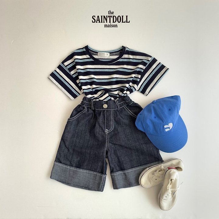 Saint Doll - Korean Children Fashion - #minifashionista - Non-Fade Roll-Up Pants - 4