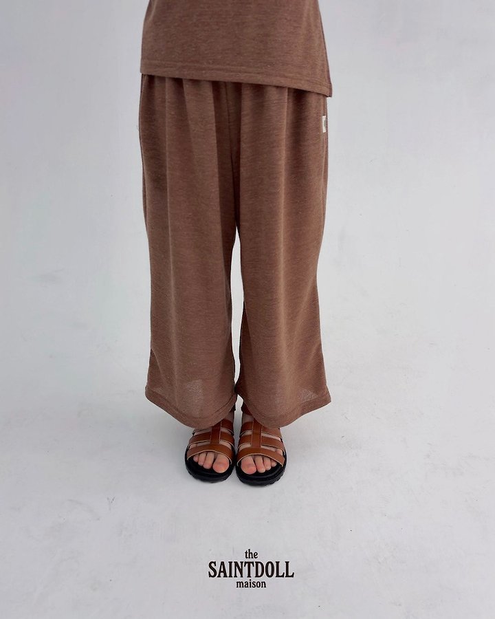 Saint Doll - Korean Children Fashion - #prettylittlegirls - Linen Wide Pants - 8