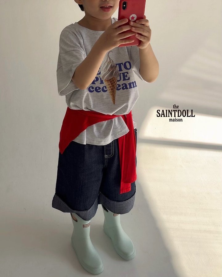 Saint Doll - Korean Children Fashion - #stylishchildhood - Non-Fade Roll-Up Pants - 7